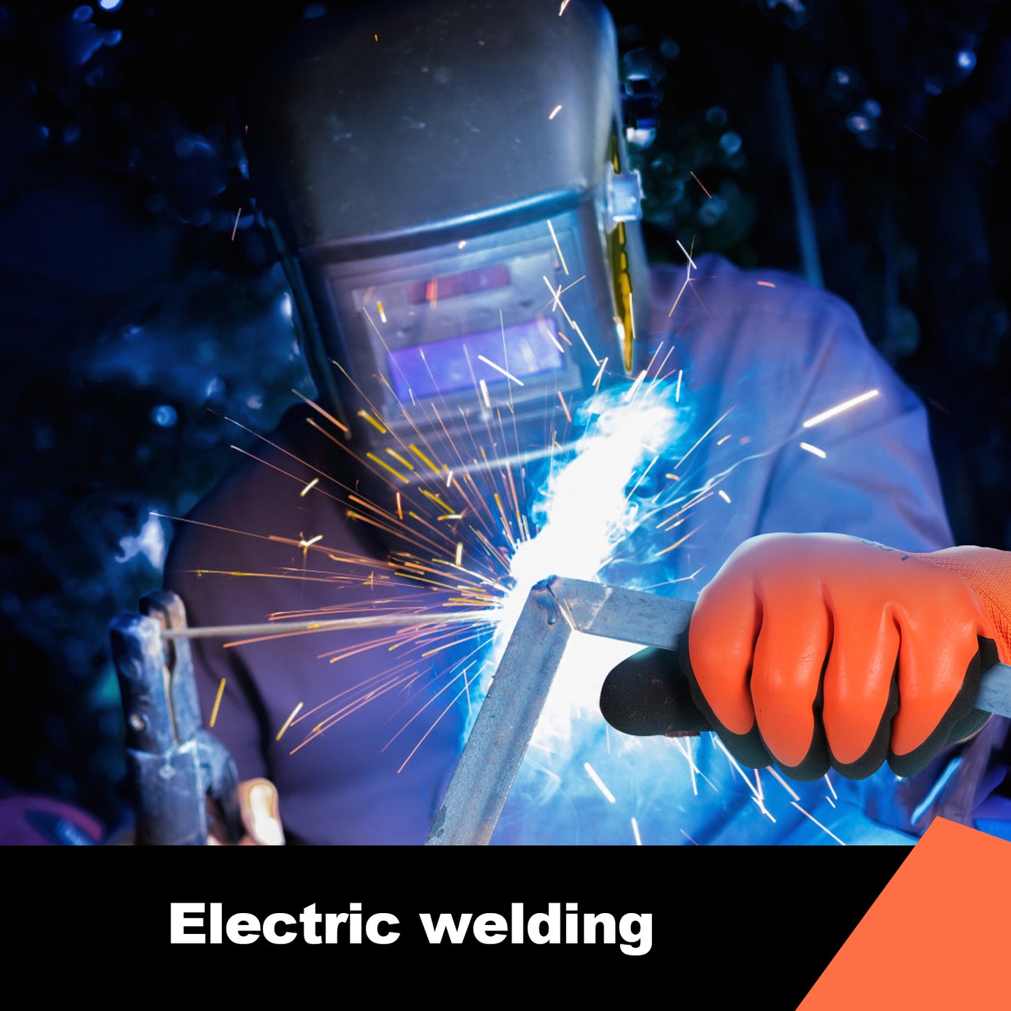 2 Pairs 100% Waterproof Winter Gloves,Winter Work Gloves Thermal Liner Grip Coating Warm,Thermal Insulated,Super Grip