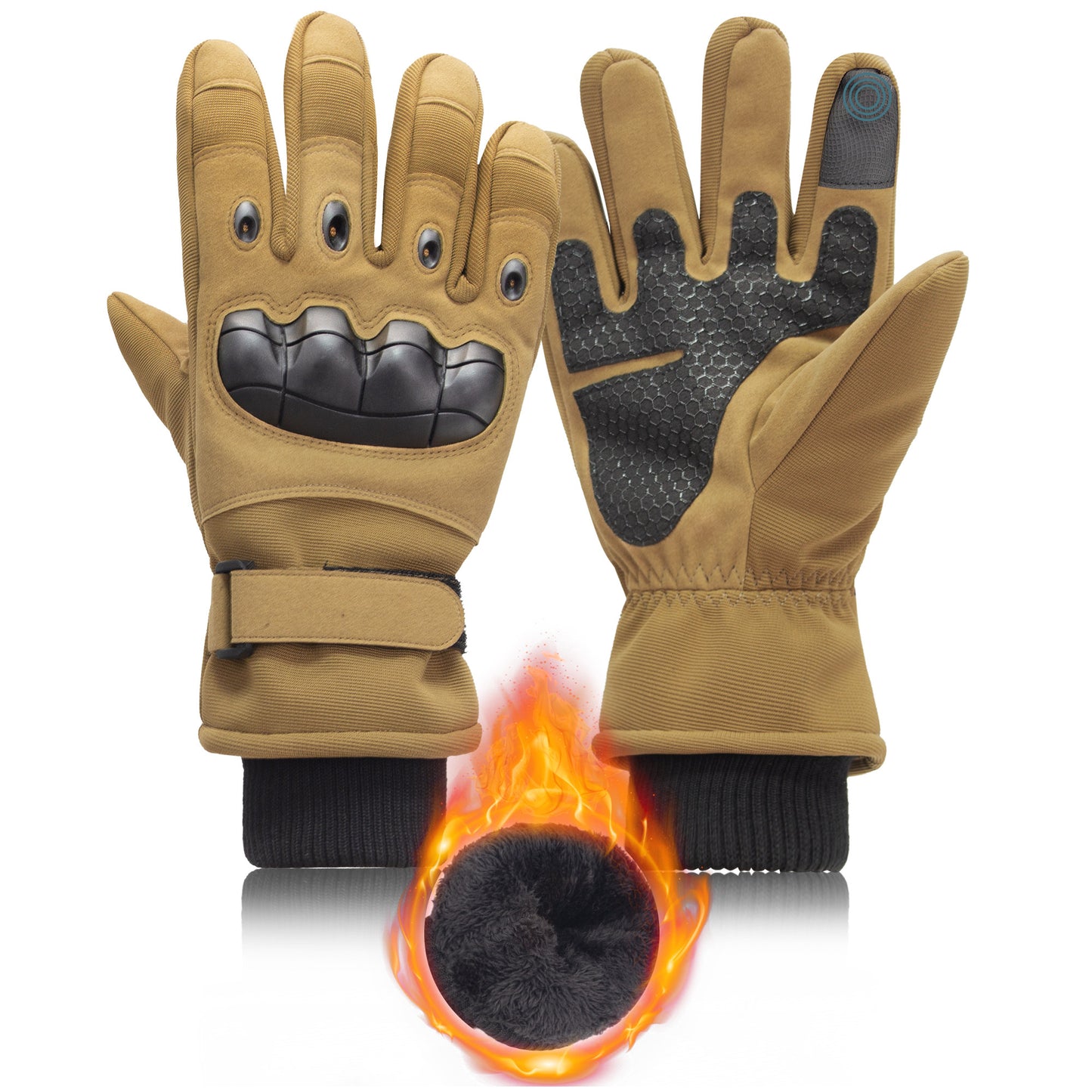 -20℃/-4°F ColdProof Winter Gloves,Tactical,Impact Winter Gloves, Touch Screen,Safety Winter Gloves, Impact Protection