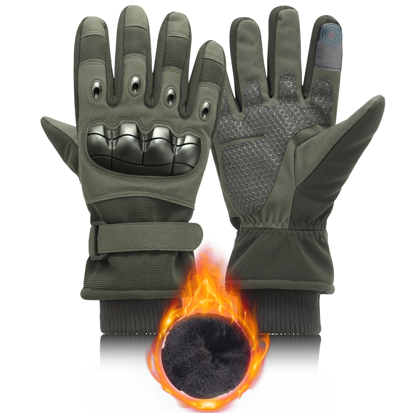-20℃/-4°F ColdProof Winter Gloves,Tactical,Impact Winter Gloves, Touch Screen,Safety Winter Gloves, Impact Protection
