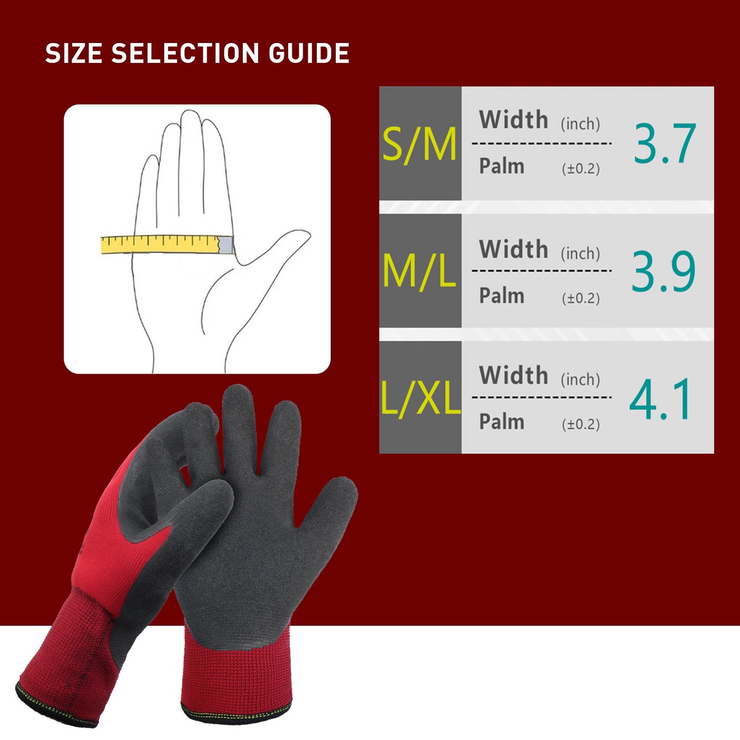 2 Pairs Winter Work Gloves for Men and Women, Freezer Gloves for Work Below Zero, Thermal Insulated, Super Grip